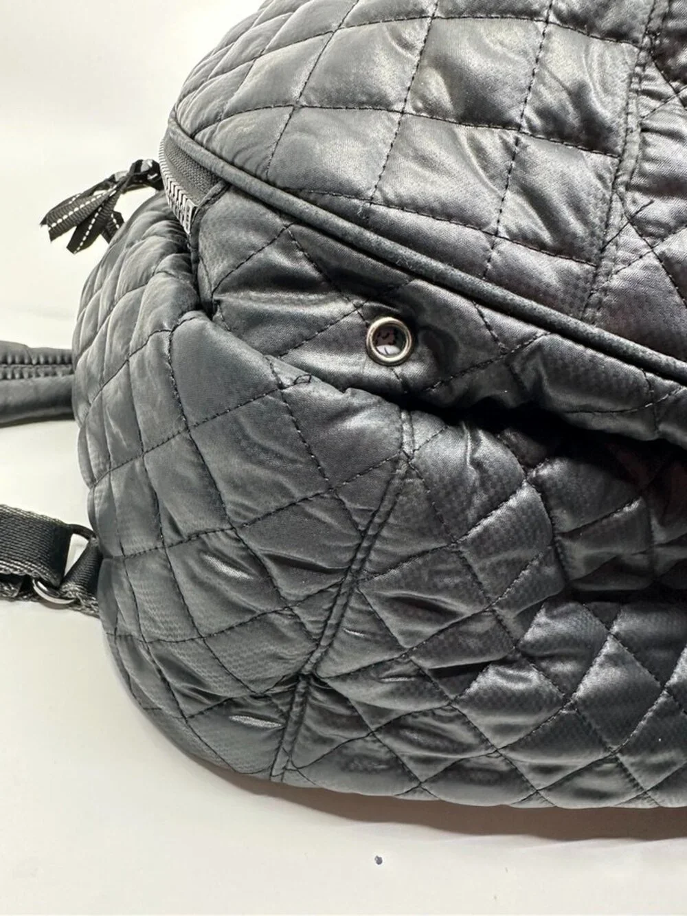 Oliver Thomas Kaden Quilted Black Backpack